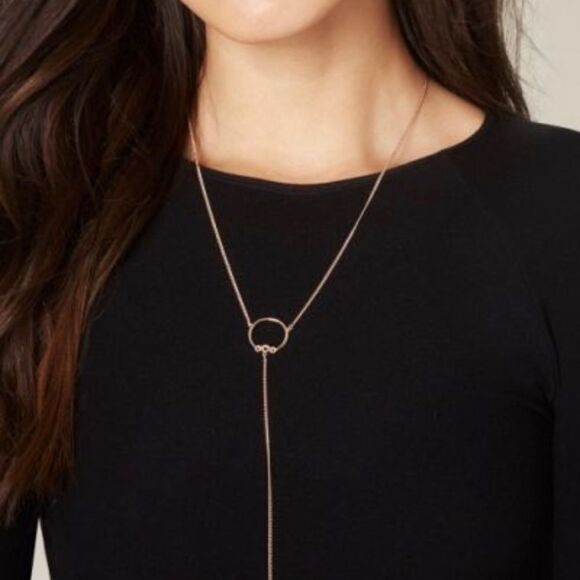 LUV AJ Full Bloom Lariat Necklace - Picture 7 of 8